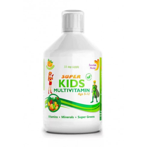 Swedish nutra super kids folyékony multivitamin gyerekeknek 500ml